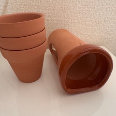 珪藻土シェルター＆鉢の画像