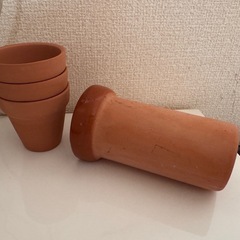 珪藻土シェルター＆鉢の画像