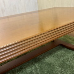 【リユース☆エコちょっぷ】天然木　ヴィンテージ　ローテーブル　の画像