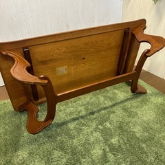 【リユース☆エコちょっぷ】天然木　ヴィンテージ　ローテーブル　の画像