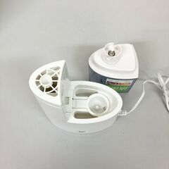 stp-3630　アイリスオーヤマ　加熱式　加湿器　SHM-100T　ホワイト　白　ブルー　アロマオイル対応　卓上タイプ　プレハブ住宅3畳　木造住宅1.5畳　加湿時間約8時間　乾燥対策　加湿の画像