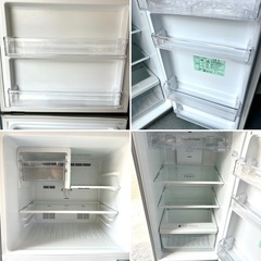 【2022年製】Panasonic ノンフロン冷凍冷蔵庫248L 2ドア 右開き ダークグレー【動作確認済み】の画像