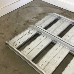 A-269△ ② 岐阜発/ アルミ製/ ブリッジ/ ラダー/ 昭和ブリッジ/ 型違い/ 1800mm/ 幅300mm/ 現状品/ R7.1/20 △の画像