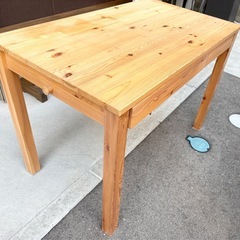 無印良品 廃盤品 パイン材 ワークデスク 学習机