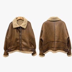 アウター ブラウン系 冬用 フリーサイズの画像