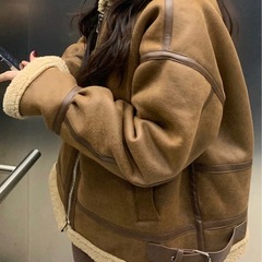 アウター ブラウン系 冬用 フリーサイズの画像