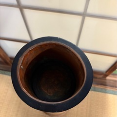 花器 竹 二重切 根付花入の画像