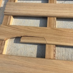 木製すのこベッド セミダブル 120×200 すのこの画像