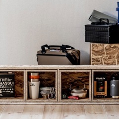 本棚　カラーボックス　収納　ライトブラウンの画像