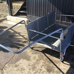 A-269△① 岐阜発/ハンディーキャンパー/NS8-A2S/折りたたみ/ノーパンクタイヤ/荷台L=1260mm/W=810mm/T=400mm/現状品/管18s/R7.1/24△の画像