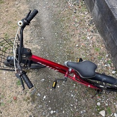 子供用自転車 18インチ BMXテイスト 赤 キッズバイク アサヒオリジナル　の画像