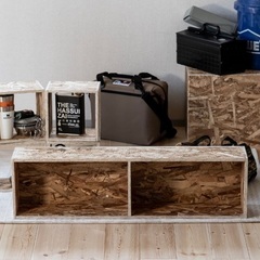 本棚　カラーボックス　収納　ライトブラウンの画像