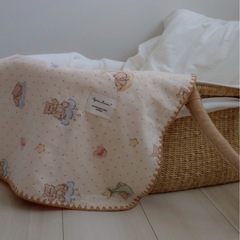 ⭐︎新品未使用⭐︎リバーシブルブランケット動物柄の画像