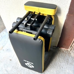 WASAI フォールディング式 背もたれ角度調整自在 フラット可 シットアップトレーニングマシンの画像