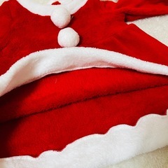 【新品】サンタ クリスマス コスプレ ベビー 90 女の子の画像
