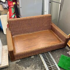 2人掛けソファ ラタン アジア家具 リゾート家具 Nissen HARIYONOの画像