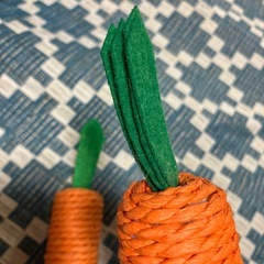 猫ちゃん用　人参🥕オモチャの画像