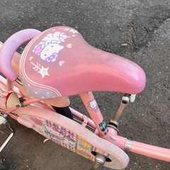 キティ　自転車　18インチ
の画像