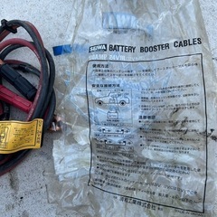  ブースターケーブル  12/24V 120A 5.0ｍ 軽自動車から大型乗用車まで ハイブリット車対応 フルカバークリップの画像