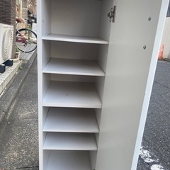 5段靴箱　シューズケース　お洒落の画像