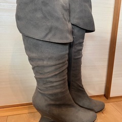 😊ピーチスキンロンクブーツ😊お引き取りの早い方優先とさせて頂きます🙇‍♀️の画像