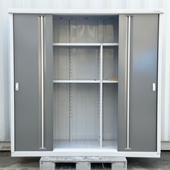 PSJ556◇イナバ◇大型◇物置◇鍵付◇シンプリー◇長物収納タイプ◇高さ190.3cm 奥行 61.5cm◇収納庫◇倉庫◇チャコールグレー◇MJX-196Eの画像