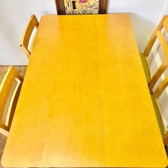 ダイニング5点セット ダイニングテーブル＆椅子4脚の画像