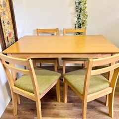 ダイニング5点セット ダイニングテーブル＆椅子4脚の画像