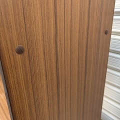 昭和レトロ　木製本棚の画像