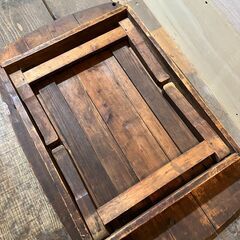 【1000円CP中！】アンティーク折りたたみ座卓の画像