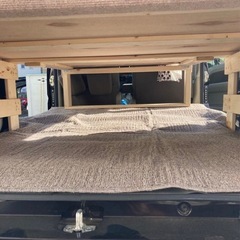【引取り限定】エブリイ専用　ベッドキット　車中泊キャンプ　ＤＡ１７　ターボ4WDで使用の画像