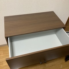 IKEAキャビネット　2段収納ケースの画像