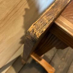 【1000円CP中！】アンティーク無垢材の座卓の画像