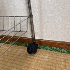スチールラック 3段 シルバー キャスター付きの画像