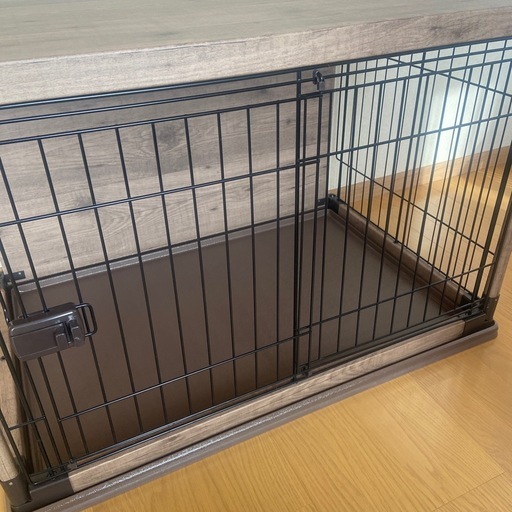 犬用ゲージ 小型犬用 ロック付き扉 DCMウッディーサークル