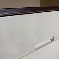 ◾️Fitsフィッツ◾️ニトリ ５段チェスト タンス　天板かダークブラウンの画像