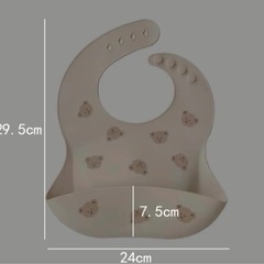 ⭐︎新品未使用⭐︎シリコンお食事エプロンの画像