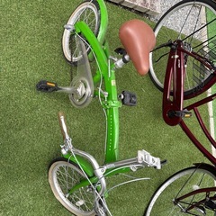 折りたたみ自転車の画像