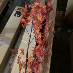 紅葉の木　造花の画像
