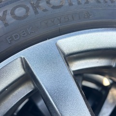 YOKOHAMAスタッドレスタイヤアルミホイール４本セット の画像