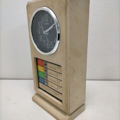 昭和レトロ  CITIZEN 卓上時計 気象予報ランプ 点滅動作 昭和家電 アンティーク ヴィンテージ インテリア 置時計　251208-6Tの画像