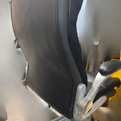 激安　NITORI ワークチェア クラウズ PVC BK 合皮 ブラック PCチェア オフィスチェア ニトリ 椅子　オフィスチェアの画像