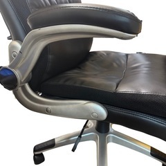 激安　NITORI ワークチェア クラウズ PVC BK 合皮 ブラック PCチェア オフィスチェア ニトリ 椅子　オフィスチェアの画像