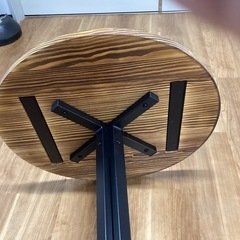 ラウンドテーブル【町田市再生家具】　252597の画像