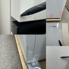 ⭐️HISENSE⭐️ 冷凍冷蔵庫 2023年 135L ⚠️傷あり 大阪市近郊配送無料の画像