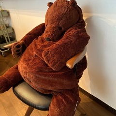 IKEAのクマのぬいぐるみの画像