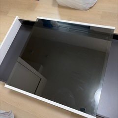 収納付きガラスローテーブル✧︎*。の画像