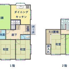 店舗＋事務所＋倉庫＋居宅＋駐車場　月6.5万円現状渡し