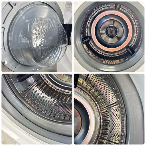 ドラム式電気洗濯乾燥機  SHARP ES-H10C-WL シャープ ドラム式洗濯機 10kg