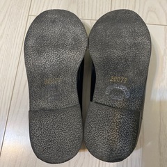 未使用に近い Dip 黒 ローファー 21.0cmの画像